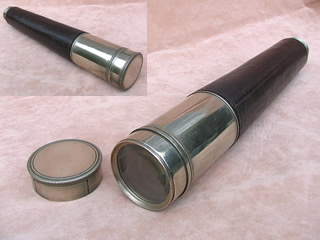 2 draw tapered barrel telescope by T Cooke & Sons York 